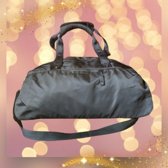 lululemon athletica Bags Lululemon Athletica Black Nylon Duffel Bag
